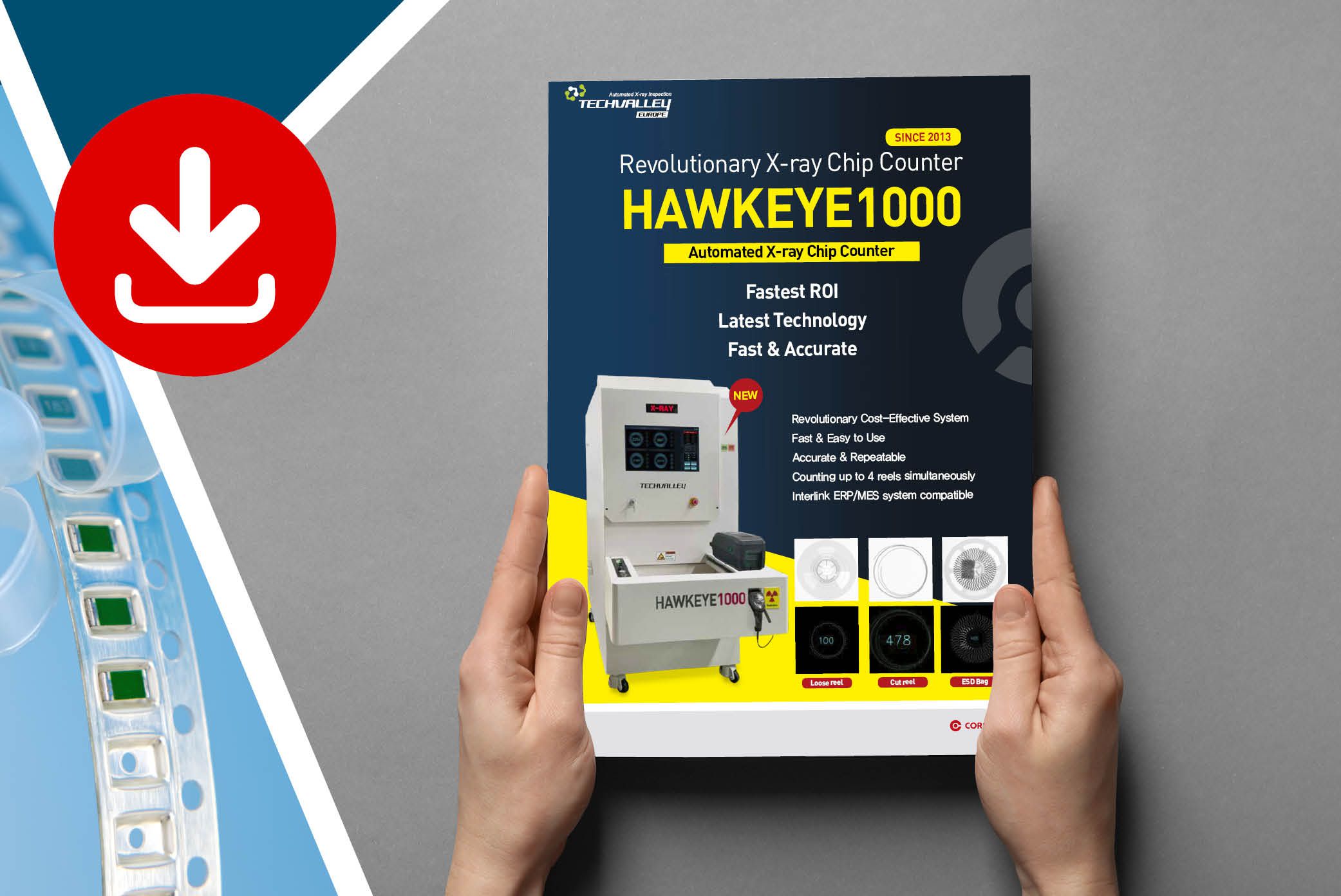 HAWKEYE 1000 xray component counter Hawkeye1000 Xray chip counter